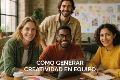 COMO GENERAR CREATIVIDAD EN EQUIPO