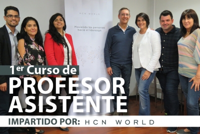 PRIMER CURSO DE PROFESOR ASISTENTE IMPARTIDO POR HCN WORLD.